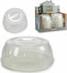 BigBuy Lid for Microwave Oven made of Plastic 26.5εκ.