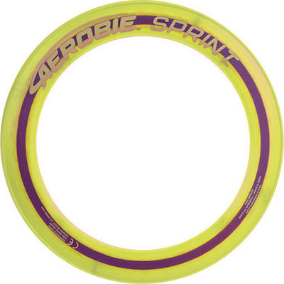 Spin Master Aerobie Sprint Frisbee Κίτρινο με Διάμετρο 25 εκ.