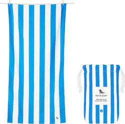 Dock & Bay Quick Dry Beach Towel Blue 160x90cm.