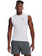 Under Armour Heatgear Мъжка термо без ръкави Компресия Бял