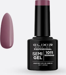 Elixir Semi Gel Halb-permanenter Nagellack Redw...
