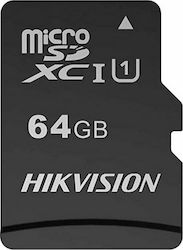 Hikvision microSDXC 64GB Clasa 10 U1 UHS-I