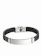 Oxzen Men's Leather Bracelet 22cm