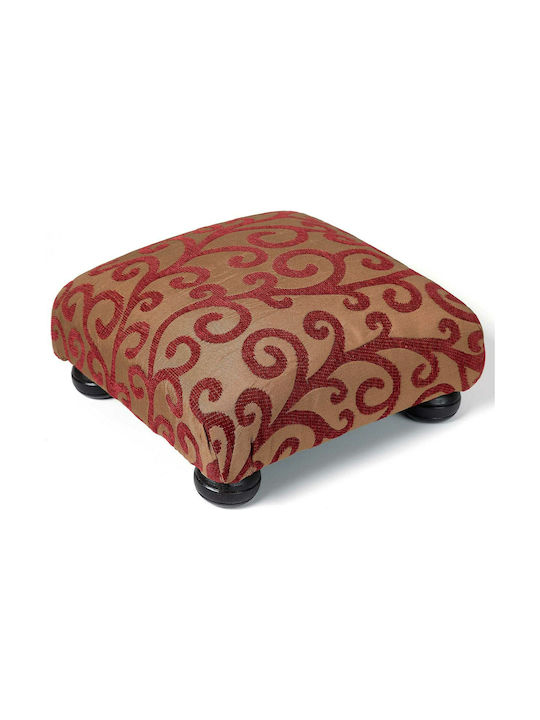 Stool Footstool Upholstered with Fabric 602 Κλα...