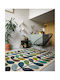 Orla Kiely Stem Kingfisher Lucrat manual Covor Rectangular Din lână Multi