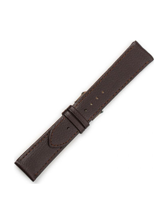 LOURAKE LEATHER COFFEE 0120BR 22mm