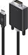 Alogic USB 2.0 Cable USB-C male - VGA Μαύρο 2m ELUCVG-02RBLK