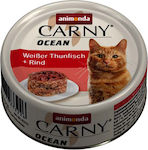 Animonda Carny Ocean Wet Food for Kittens In Can with Beef / Tuna 1pc 80gr