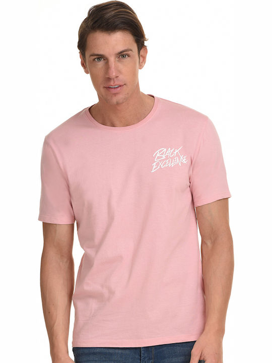 Biston T-shirt Bărbătesc cu Mânecă Scurtă Roz