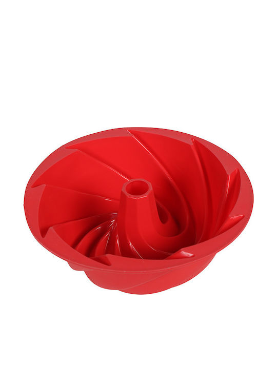 Keskor Backform Torte Silikon 24x8x8cm Red 1cm