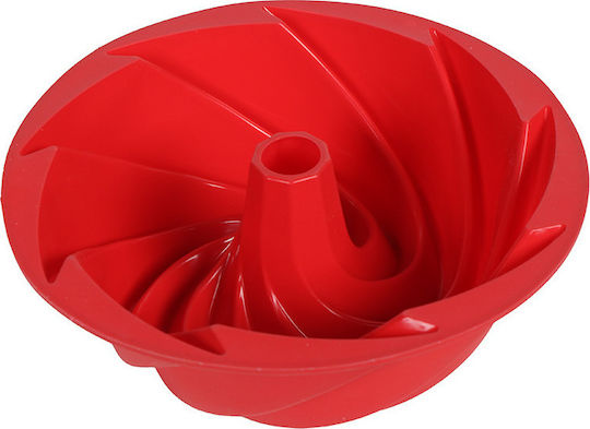 Keskor Backform Torte Silikon 24x8x8cm Red 1cm