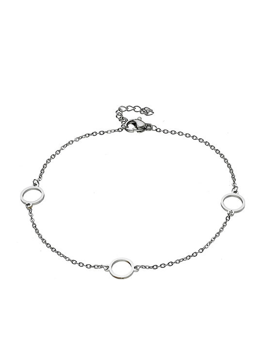 Oxzen Damen Armband Fußkettchen Kette aus Stahl