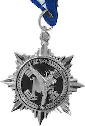 Olympus Sport Silber Medaille Medal Star Shaped Taekwondo Kampfkünste