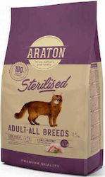 Araton Sterilised Dry Food for Adult Sterilized Cats with Chicken 1.5kg