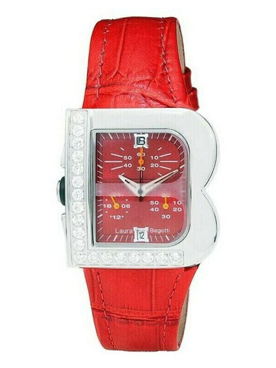 Laura Biagiotti Women's Watch with Brown Leather Strap