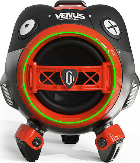 Gravastar G2 Venus Bluetooth Speaker 10W with Battery Life up to 10 hours Frame Red