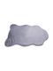 Natural Home Rug Rectangular Furry Gray