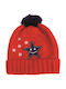 Șapcă tricotată pentru copii 19020 - Roșu