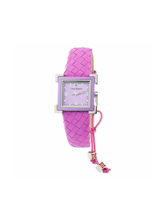 Laura Biagiotti Watch with Pink Leather Strap