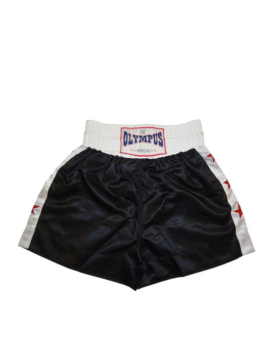 Olympus Sport Shorts Kick/Thai-Boxen Schwarz