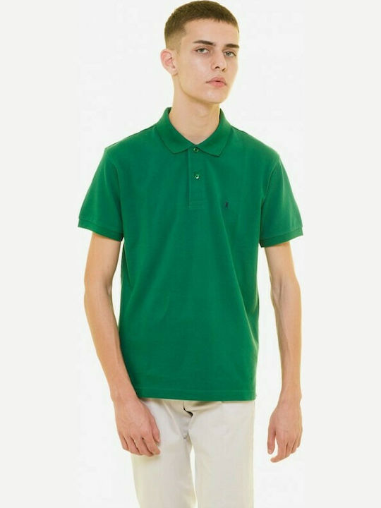 The Bostonians Ανδρικό T-shirt Polo Πράσινο