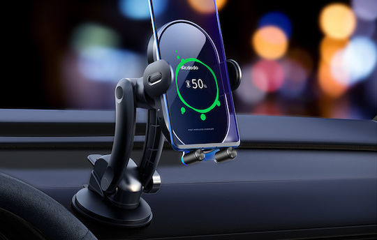 Mcdodo CH-7620 Car Mobile Mount with Wireless Charging Black Mcdodo CH-7620 Car Mobile Mount with Wireless Charging Black