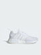 adidas Nmd R1 Primeblue Damen Sneakers Cloud White / Silver Metallic