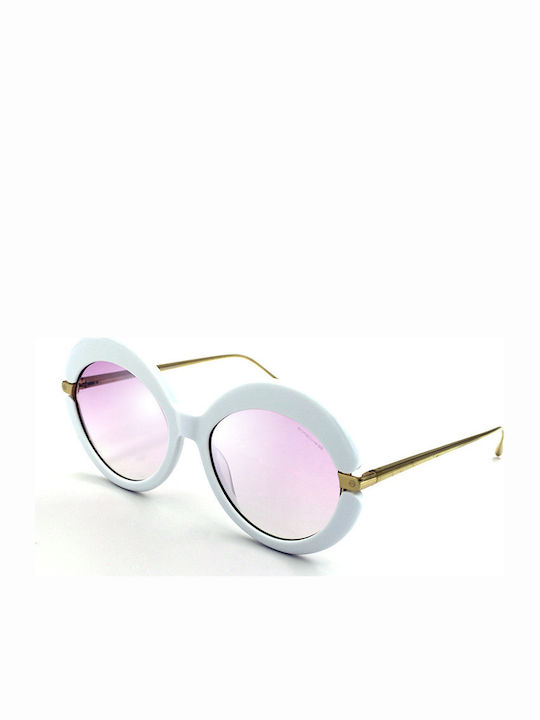 Borbonese Women's Sunglasses with White Plastic Frame BES929 04