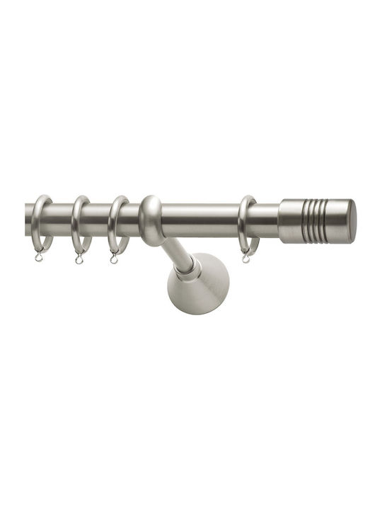 Viometale Metallic Curtain Pole Bristol Single ...