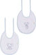 Figlio Bino Fabric Baby Bib with Lace Band