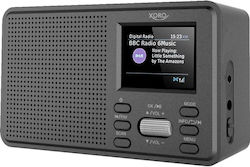 Xoro DAB 142 Επιτραπέζιο Μπαταρίας Γκρι