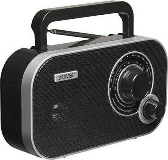 Denver TR-51 Επιτραπέζιο Ραδιόφωνο Ρεύματος / Μπαταρίας Μαύρο