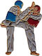 Olympus Sport Chest Pin Gyeorugi 5 5009033 Brooch Taekwondo