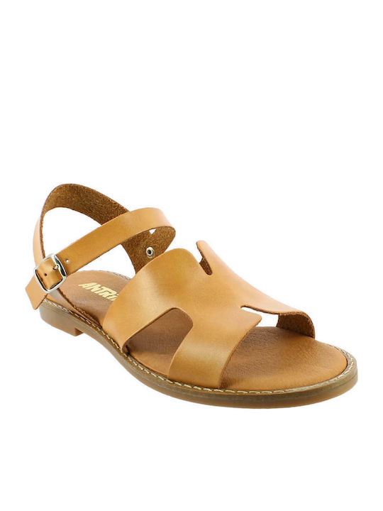 Antrin 98.1165 Leather Women's Flat Sandals Ana...