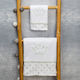 abo Set of baby towels 2pcs Kings White
