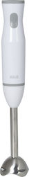 Muhler Hand Blender with Stainless Rod 200W White