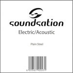 Soundsation Single Steel String for Acoustic Guitar / Electric Guitar Electric/Acoustic .013"