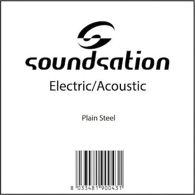 Soundsation Single Steel String for Acoustic Guitar / Electric Guitar Electric/Acoustic .013"