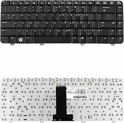 Qoltec Laptop Keyboard for DV2000 without Frame in Black Color 7569