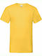 Fruit of the Loom Valueweight V Τ Werbe-T-Shirt Sunflower