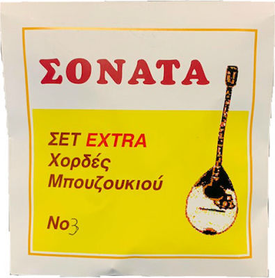 Extra Set Saiten für Bouzouki 6-String Bouzouki Νο3