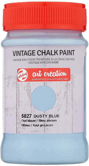 Royal Talens Vintage Chalk Paint Colour Chalks 5027 Dusty Blue 100ml 420550270