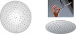 Paini Inox Round Showerhead Silver Ø30cm 20CR759UP30E