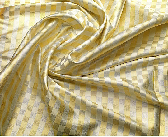 JK Home Decoration Decoration Fabric 110x500cm Yellow