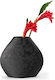 Philippi Decorative Vase Outback Black 23x10x28cm