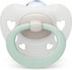 Nuk Orthodontic Pacifier Silicone Signature Hearts Grey with Case for 0-6 months 1pcs