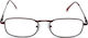 Zippo Reading Glasses +2.50 in Red color 31Z-B14-RED250