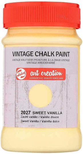 Royal Talens Vintage Chalk Paint Χρώμα Κιμωλίας 2027 Sweet Vanilla Vanilla Κίτρινο 100ml 420520270