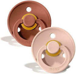 Bibs Πιπίλες Καουτσούκ για 6-18 μηνών Colour Woodchuck / Blush 2τμχ Bibs Πιπίλες Καουτσούκ για 6-18 μηνών Colour Woodchuck / Blush 2τμχ