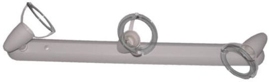 Elvhx Eco Lasser Triple Spot with Socket E14 in Black Color